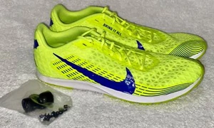 NIKE Zoom Rival XC Volt Racer Blue Cross Country Spikes Shoes NEW Mens Sz 12.5 - Picture 1 of 7