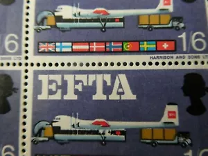 GB EFTA 1/6d PHOS U/M BLK 9 MIT AUFGELISTETER VARIANTE "DEFEKTES FAHRWERK" - Bild 1 von 2