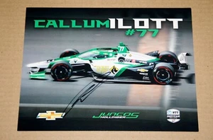 Callum Ilott SIGNED 2022 Indy Car Photo Hero Card #77 Juncos Racing Chevy Rookie - Picture 1 of 3