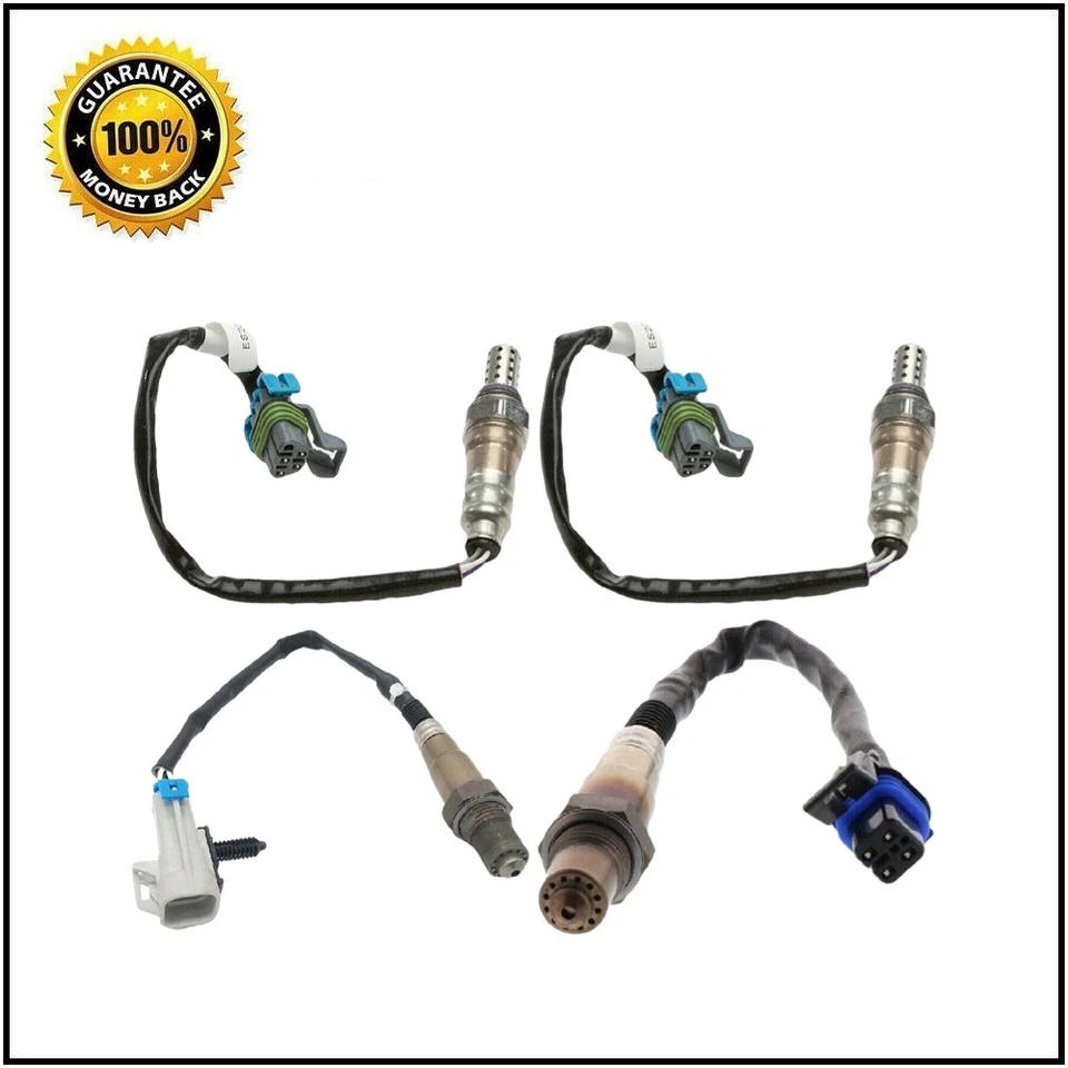 Sensor de oxígeno 4 piezas para transmisión automática Cadillac CTS 2010-2014 aguas arriba + aguas abajo Foto 1 de 4