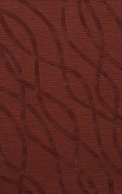 Yellow Transitional Hand Hooked Waves Lines Stripes Area Rug Abstract DV10 - Image 1 of 2