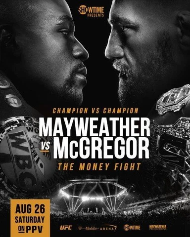 FLOYD MAYWEATHER vs CONOR MCGREGOR Boxing 8 x 10 Glossy Photo Poster Cover