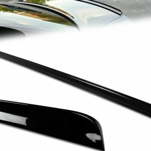 UNPAINTED BLACK TRUNK LIP SPOILER FOR MERCEDES-BENZ E CLASS W211 2002-08 - Picture 1 of 7