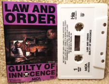Vintage 1989 Cassette Tape Law And Order Guilty Of Innocence MCA Records