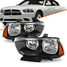 For 2011-2014 Dodge Charger Headlights OEM Halogen Pair Headlamps LH&RH 11-14