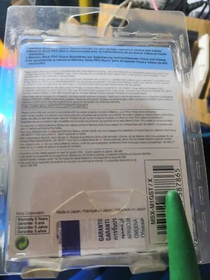 1pcs Sony original 1g memory stick with long stick card Duo adaptor - Image 1 of 3