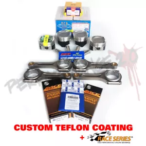 YCP 75.5mm D16 Vitara Pistons NPR Rings Custom Length Rods ACL Race Bearing - Picture 1 of 10