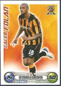 TOPPS MATCH ATTAX 2008-09-HULL CITY-CALEB FOLAN