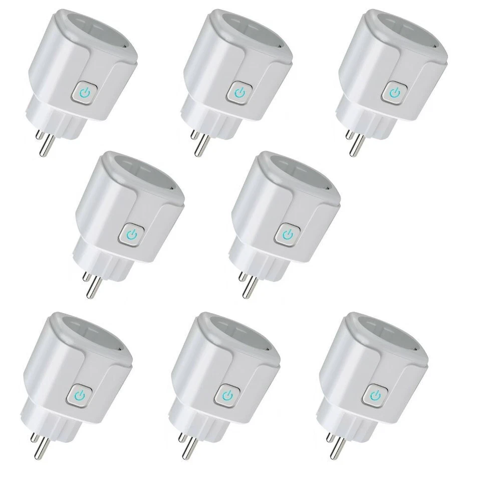 Lot de 8 Prise Connectée WiFi Intelligente Compatible Alexa Google 16A iFEEL - Imagen 1 de 4