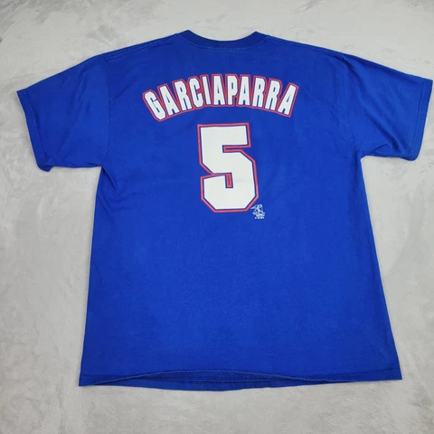 Chicago Cubs Shirt Adult Large Team Crew Nomar Garciaparra Jersey Throwback USA Cover
