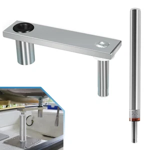 SP-2164 Lock'N-Pin Boat Seat Pin Post + 7062-3 Swivel Offset Seat Mount Pedestal - Bild 1 von 9