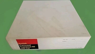 Kodak Carousel Transvue 80 Slide Tray Original Box & Instructions  - Image 1 of 4
