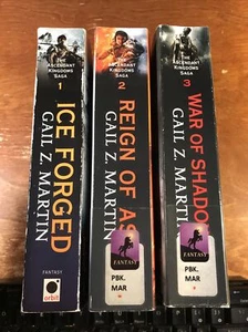 Gail Z. Martin Ascendant Kingdoms Trilogy Epic Fantasy Fiction 3 TPB Novel Lot - Bild 1 von 8