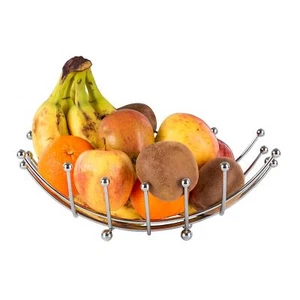 Chrome Fruit Bowl Nest Shape - Picture 1 of 5