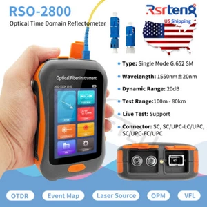 Rsrteng 3,5'' Mini 1550nm 20dB supporto test mappa eventi OPM VFL LS OTDR RSO-2800 - Foto 1 di 11