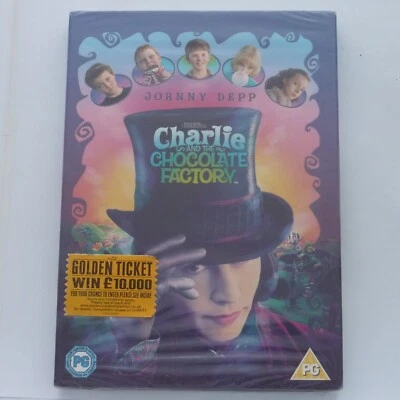 Charlie and the Chocolate Factory (DVD, 2011) w/ Slipcover NEW Johhny Depp Film - Image 1 of 4