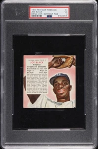 1953 Red Man Tobacco Baseball #4 Joe Black Brooklyn Dodgers ROY PSA 3 no tab - Picture 1 of 4