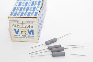5x Draht-Widerstand / Drahtwiderstand v. Vitrohm Serie 259, 2 Ω / 5 W / 2%, NOS - Picture 1 of 3