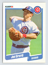 1990 Fleer Card, #31 Joe Girardi, Chicago Cubs