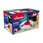 Vileda Wischmop Set Turbo Easy Wring & Clean, schwarz/rot/wei, 3-teilig (1 Set)