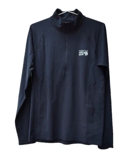 Suéter Mountain Hardwear Hombres Capa Base Cálido Deporte Negro Ligero Talla M - Imagen 1 de 23