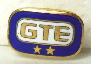 GTE General Telephone & Electronics Co. 10K GF employee service award tie pin - Picture 1 of 4