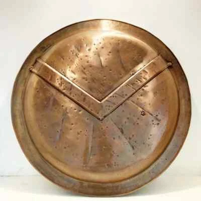 300 Guerrero Escudo Espartano Rey Leónidas Escudo de Metal para Juegos con disfraces y Juegos de Rol Foto 1 de 4
