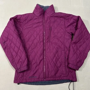 Columbia Interchange Womens Small Purple Maroon Quilted Jacket - Picture 1 of 13