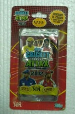 2012 INDIA DLF  IPL  TOPPS CRICKET ATTAX CARD SEALED BLISTER PACK