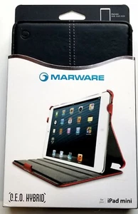 Neu Marware C.E.O. Hybrid Case für iPad mini in schwarz *Echtleder außen* - Bild 1 von 4