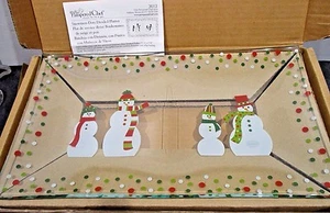 Pampered Chef 3012 Schneemänner "Punkte geteilte Platte" - Bild 1 von 7