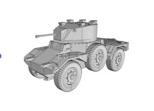 3D Druck Modell 1/72 französisches Panhard-178-b Modell unbemalt - Bild 1 von 4