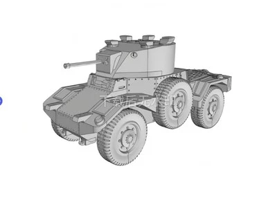 Impresión 3D Modelo 1/72 Francés Panhard-178-b Modelo Sin Pintar Foto 1 de 4