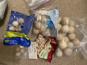 Mixed Sizes Wooden Craft Balls Unfinished Round Mixed Project Lot - Picture 1 of 5