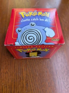 Vintage Pokemon Burger King 23K Gold Poliwhirl Card - Sealed Ball w/ Box 1999 - Picture 1 of 8