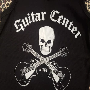 Vintage GUITAR CENTER T-Shirt Tank Top Damen S ROCK MUSIC GOTH ROCKABILLY - Bild 1 von 6