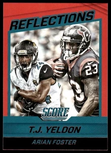 2016 Score #14 Arian Foster / T.J. Yeldon Reflections Red - Picture 1 of 2