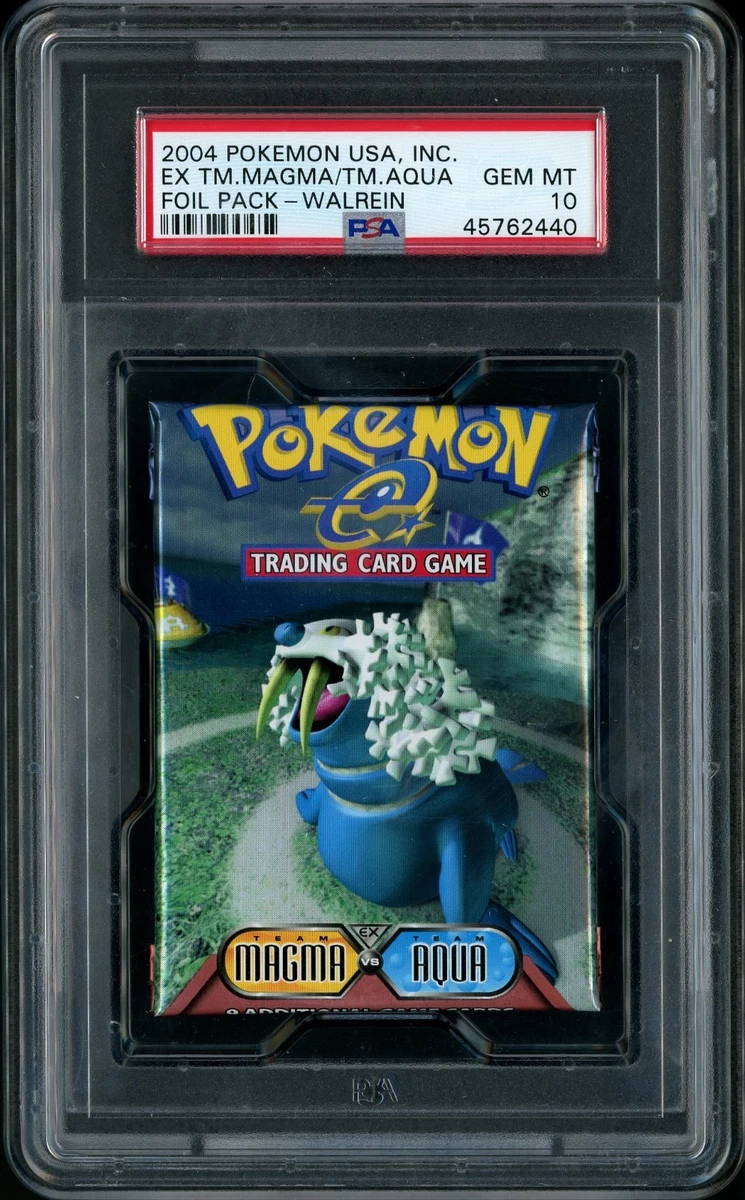 Pokémon TCG EX Team Magma vs. Team Aqua Sealed Collectible Card