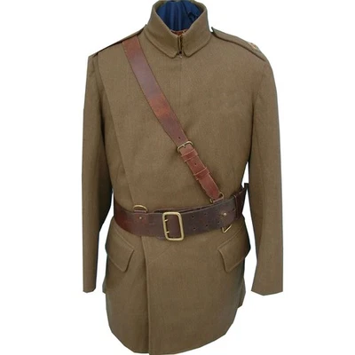 1902 Pattern Service Dress Uniform  Military Uniform Olive Green Wool Jacket - Image 1 of 3