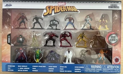 Jada Nano Metalfigs Spider-Man Wave 8, 18 Die-cast Figures MIB!!! Carnage!!! - Image 1 of 2