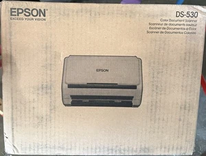 Epson DS-530 Scanner New-in-box Sealed Never Opened - Photo 1/2