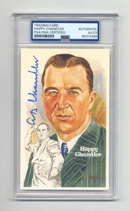 A B CHANDLER SIGNED PEREZ STEELE POST CARD - PSA/DNA Slabbed - Picture 1 of 1