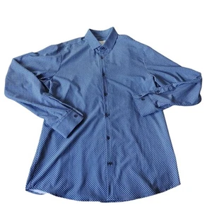Mizzen Main Shirt Mens XL Leeward Trim Fit Performance Geometric All Over Print - Picture 1 of 13