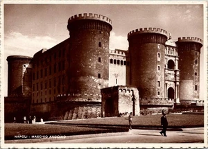 Napoli Italy - Maschio Angioino RPPC Unposted Vintage Postcard - Picture 1 of 2