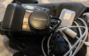 Olympus Camedia C-4040ZOOM schwarz Kamera mit extra Speicherkarte getestet SCHÖN - Bild 1 von 12