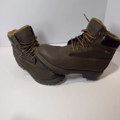 DEXTER Leather  Waterproof Work Boots Dark Brown Mens 7.5 vintage - Image 1 of 4