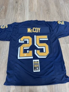 LeSean McCoy Signed Pitt Panthers Custom Jersey JSA COA - Picture 1 of 2