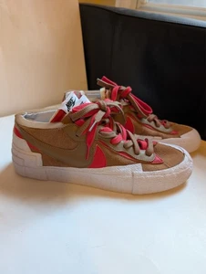 Nike Blazer Low x Sacai 'British Tan talla 10 nuevo con defecto - Imagen 1 de 13
