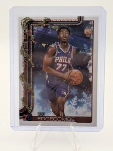 2025-26 Topps Holiday - VJ Edgecombe #H163 (RC) - Bild 1 von 2