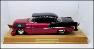 Danbury Mint 1955 Bel Air Pro Street 1/16 Scale Wood Display Stand #R1376 - Picture 1 of 19
